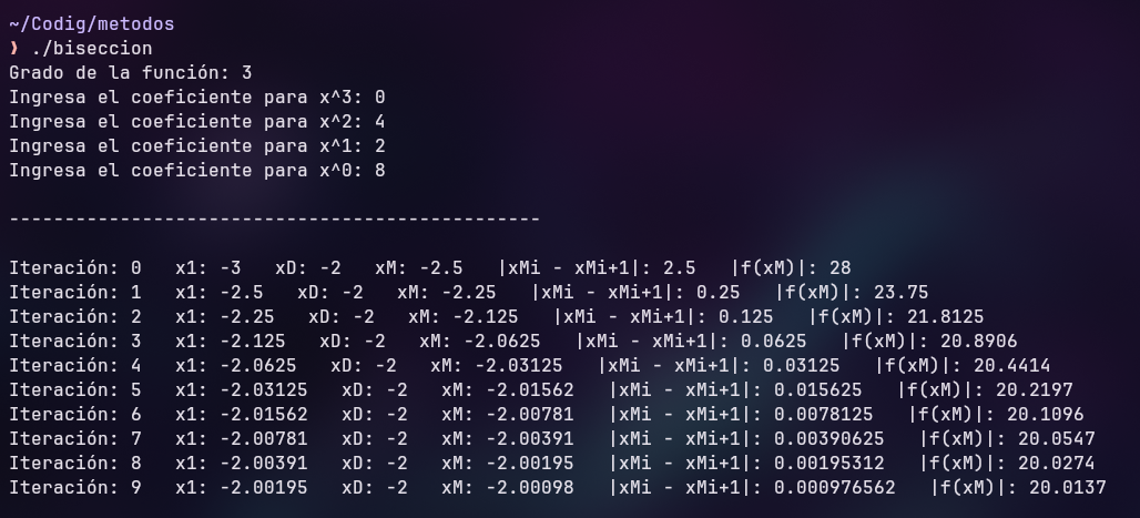 biseccion